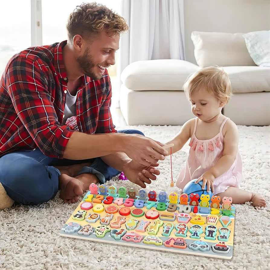 Mesa Educativa Multifuncional Montessori para Niños